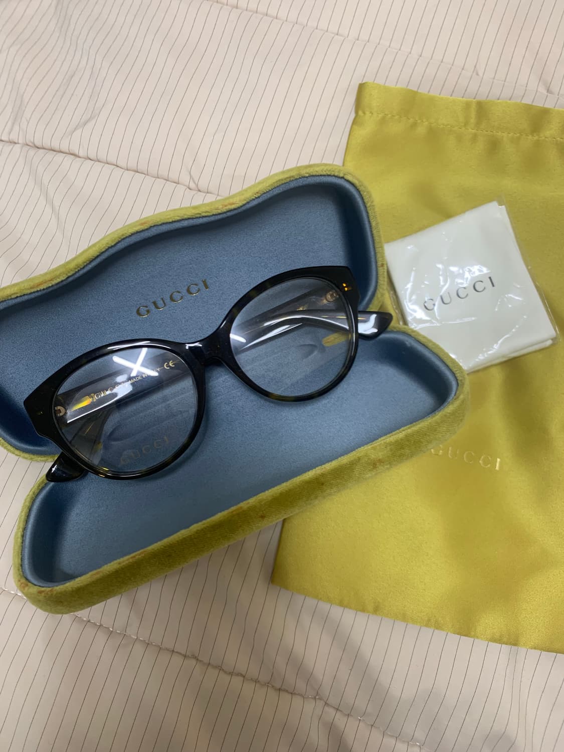 구찌 라운드 오발 하나바 안경 상품이미지5