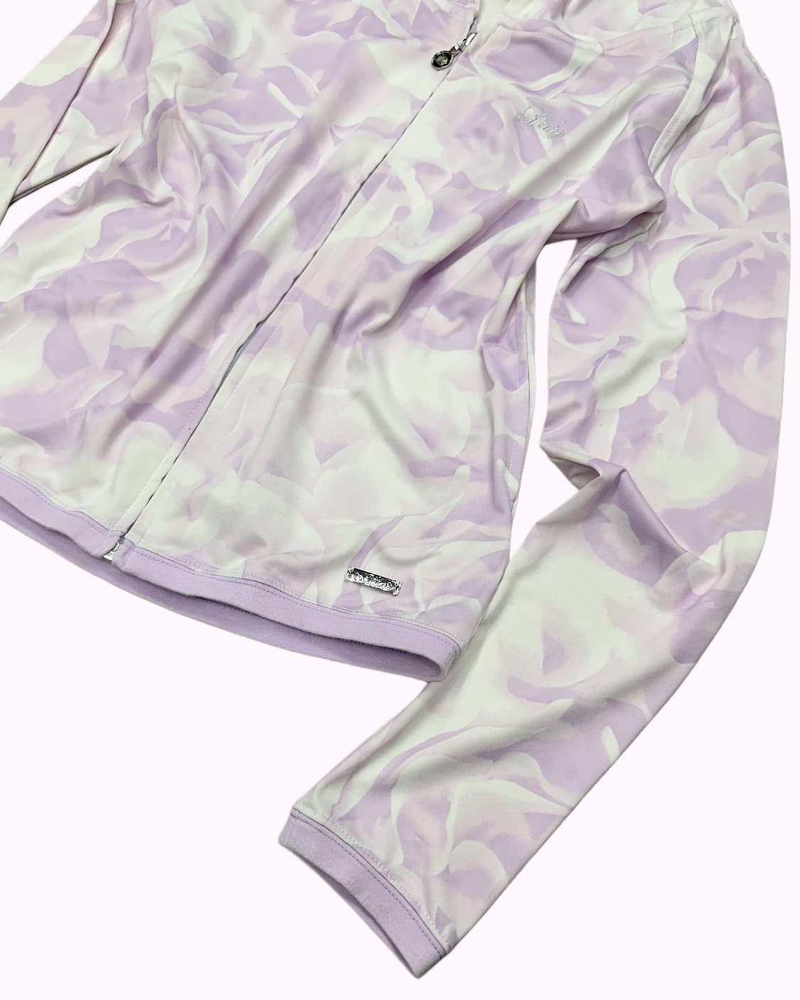 RADY logo flower silky hood zip-up 상품이미지4