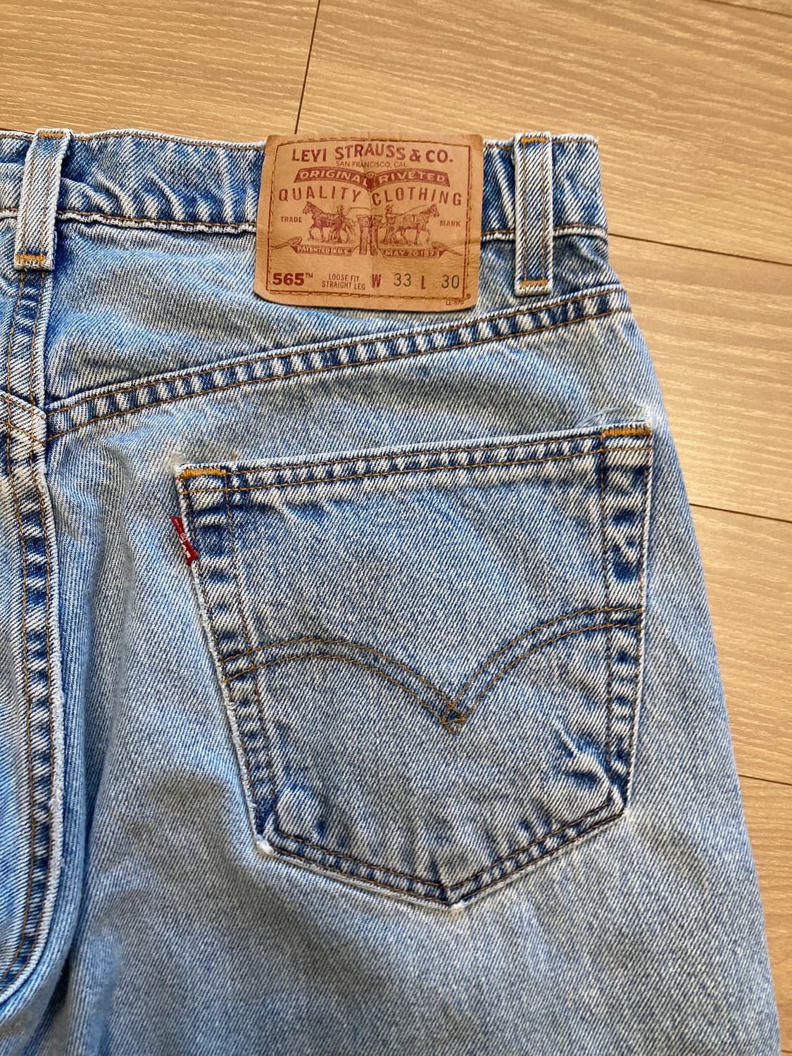 리바이스 565 usa made 33사이즈 상품이미지5