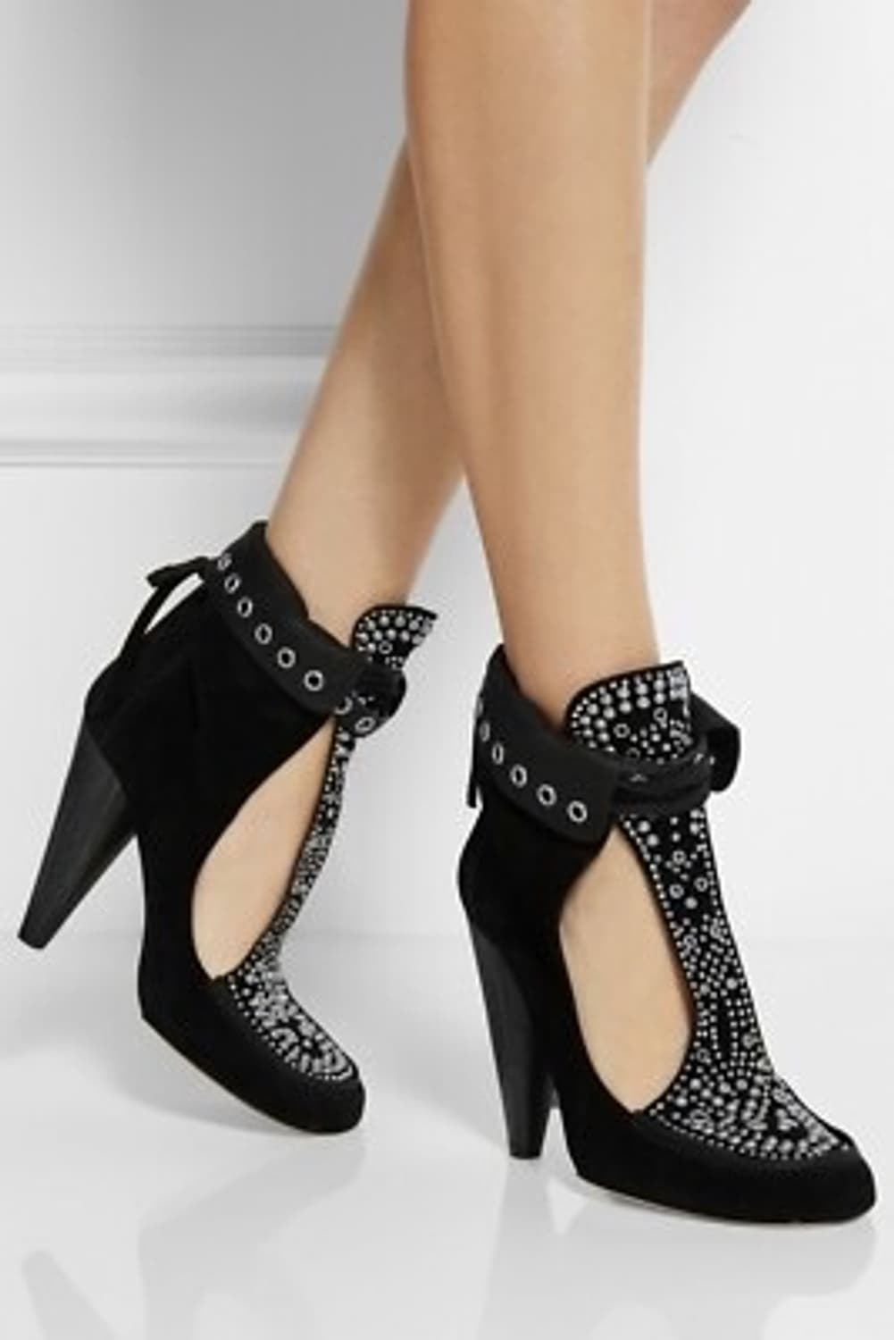 이자벨마랑 스터드 스웨이드 힐 상품이미지4