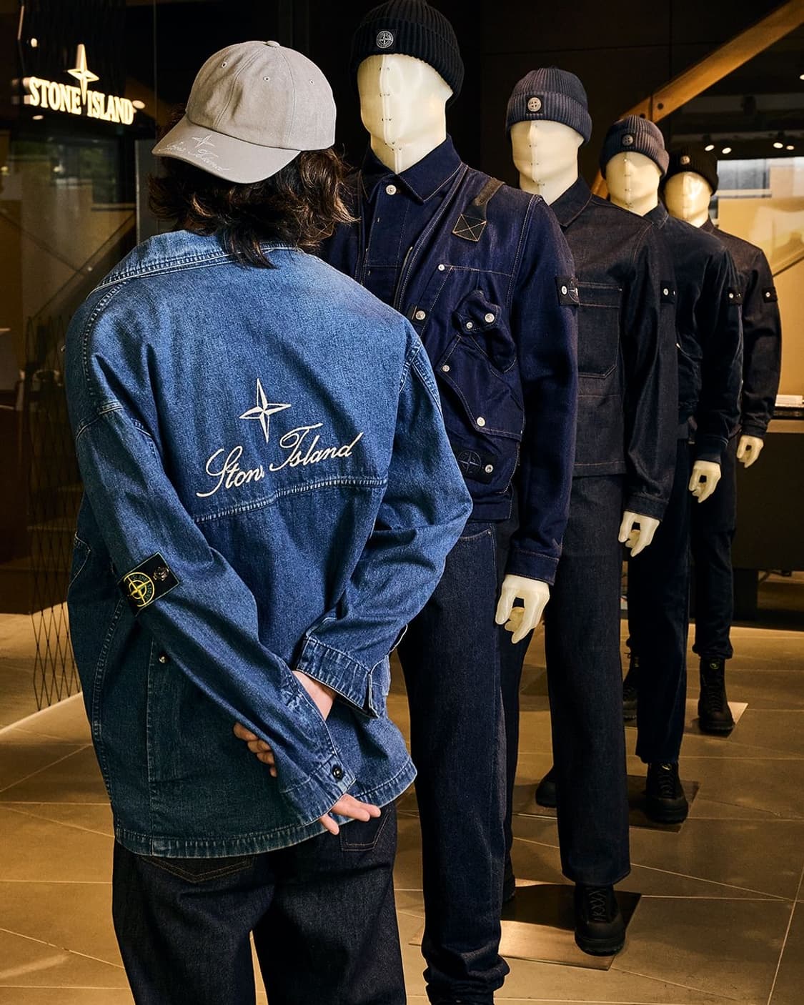 스톤아일랜드 데님 리서치 인디고 조끼 M(100) 새상품 상품이미지5