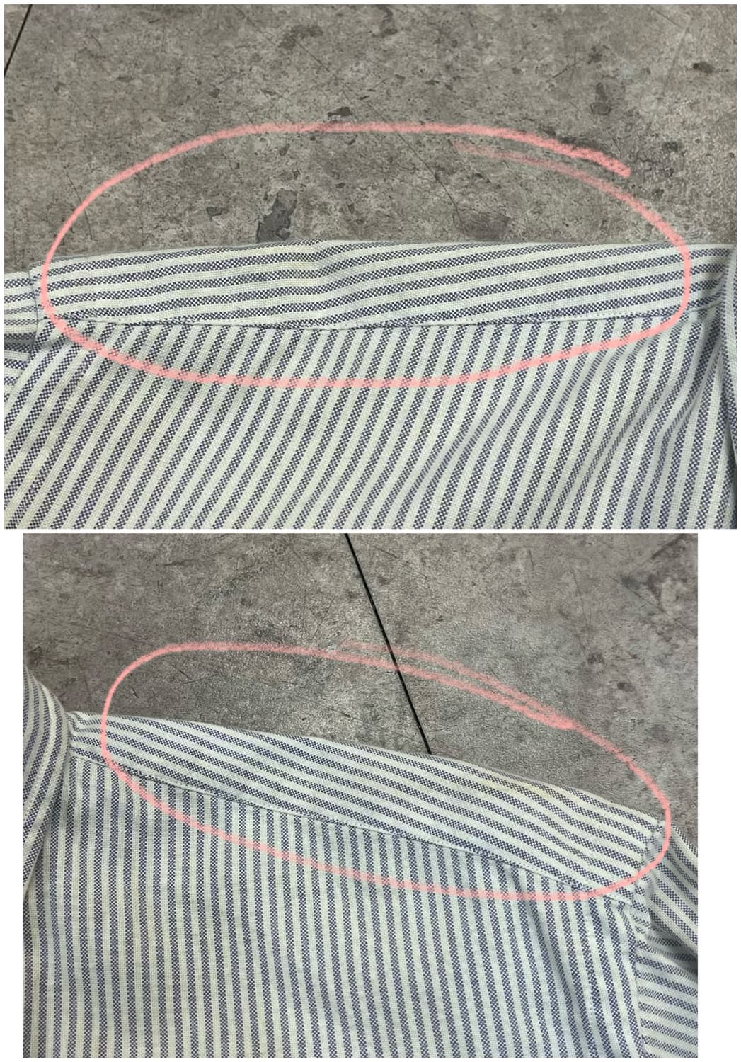 폴로 랄프로렌 스트라이프 셔츠 스카이블루 #csz3429  상품이미지6