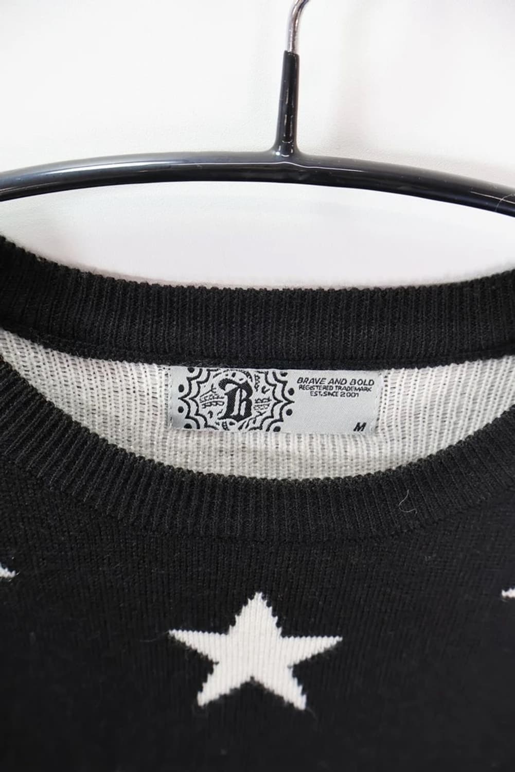 JPN 블랙 니트 스웨터 상품이미지6