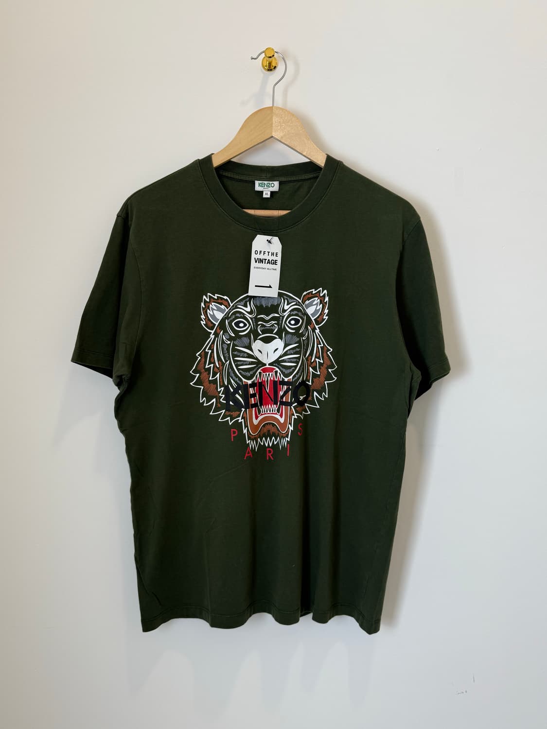 겐조 타이거 반팔티 카키 상품이미지1