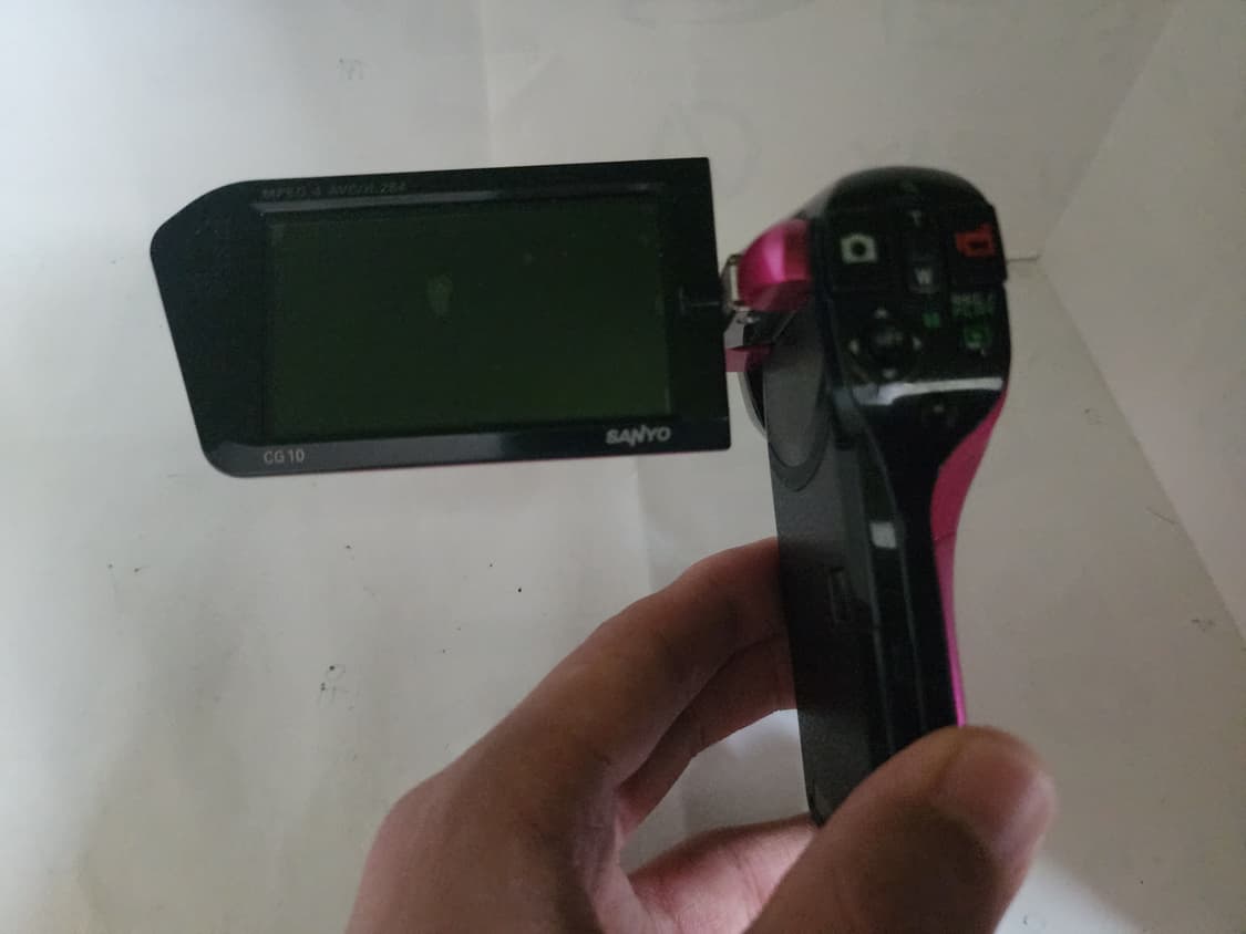 산요 작티 VPC-CG10 핑크 캠코더 상품이미지3