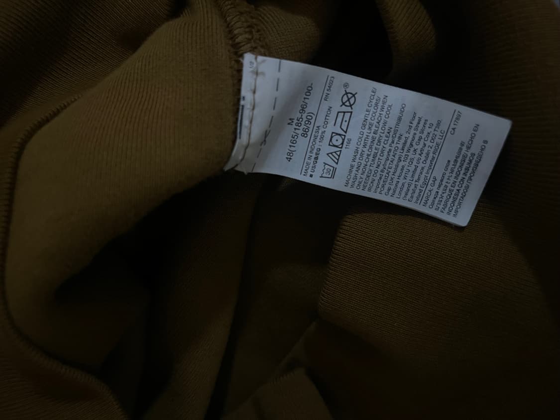 yeezy gap 퍼펙트 후드티 브라운 상품이미지5