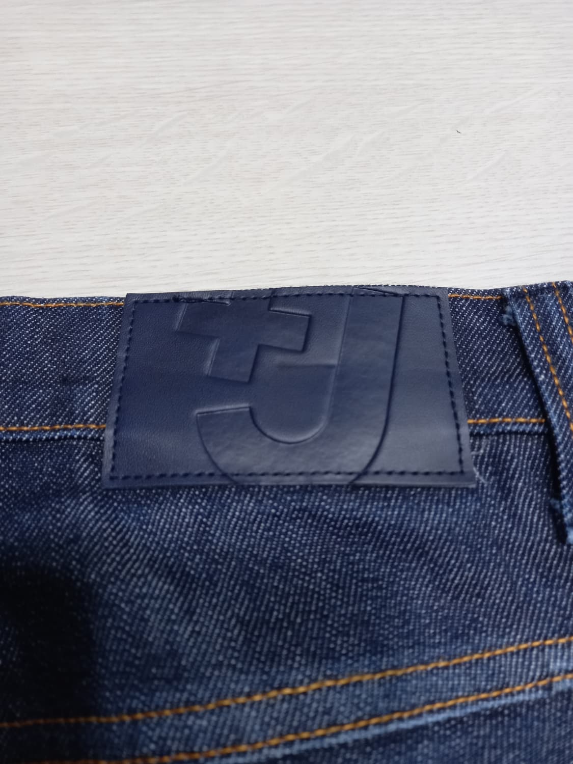 33 질샌더 유니끌로 셀비지 스판 슬림일자진 진청 33-425 상품이미지5