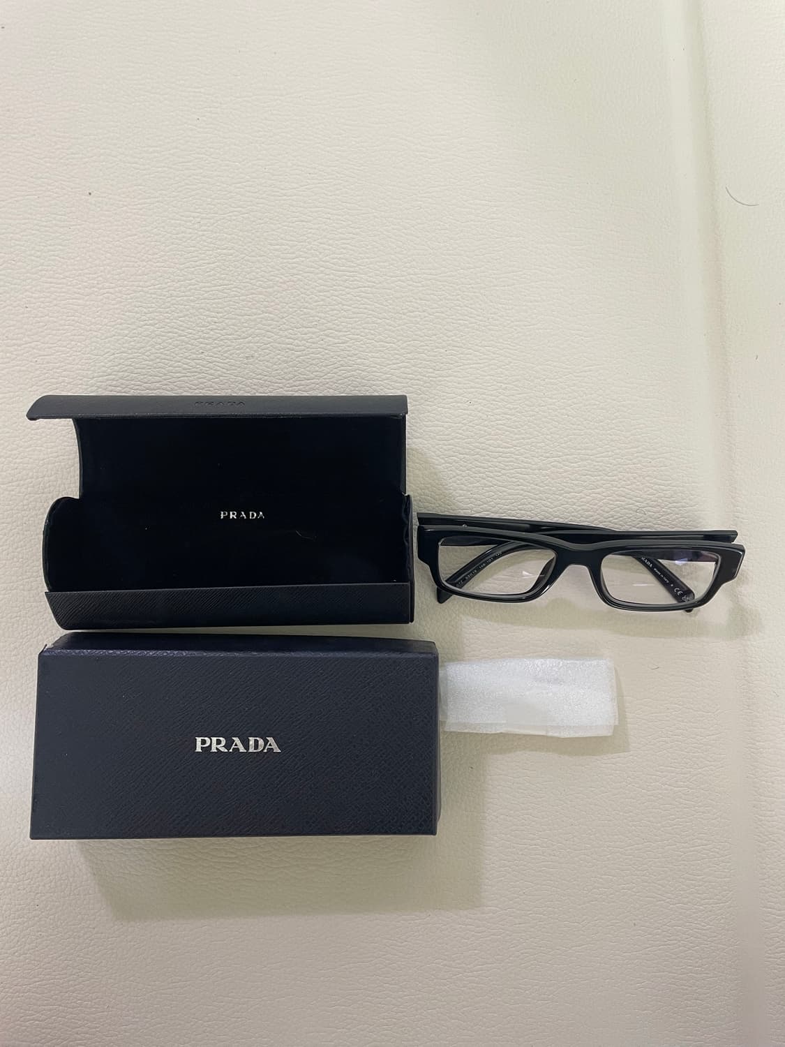 PRADA 블랙 스퀘어 안경 상품이미지4
