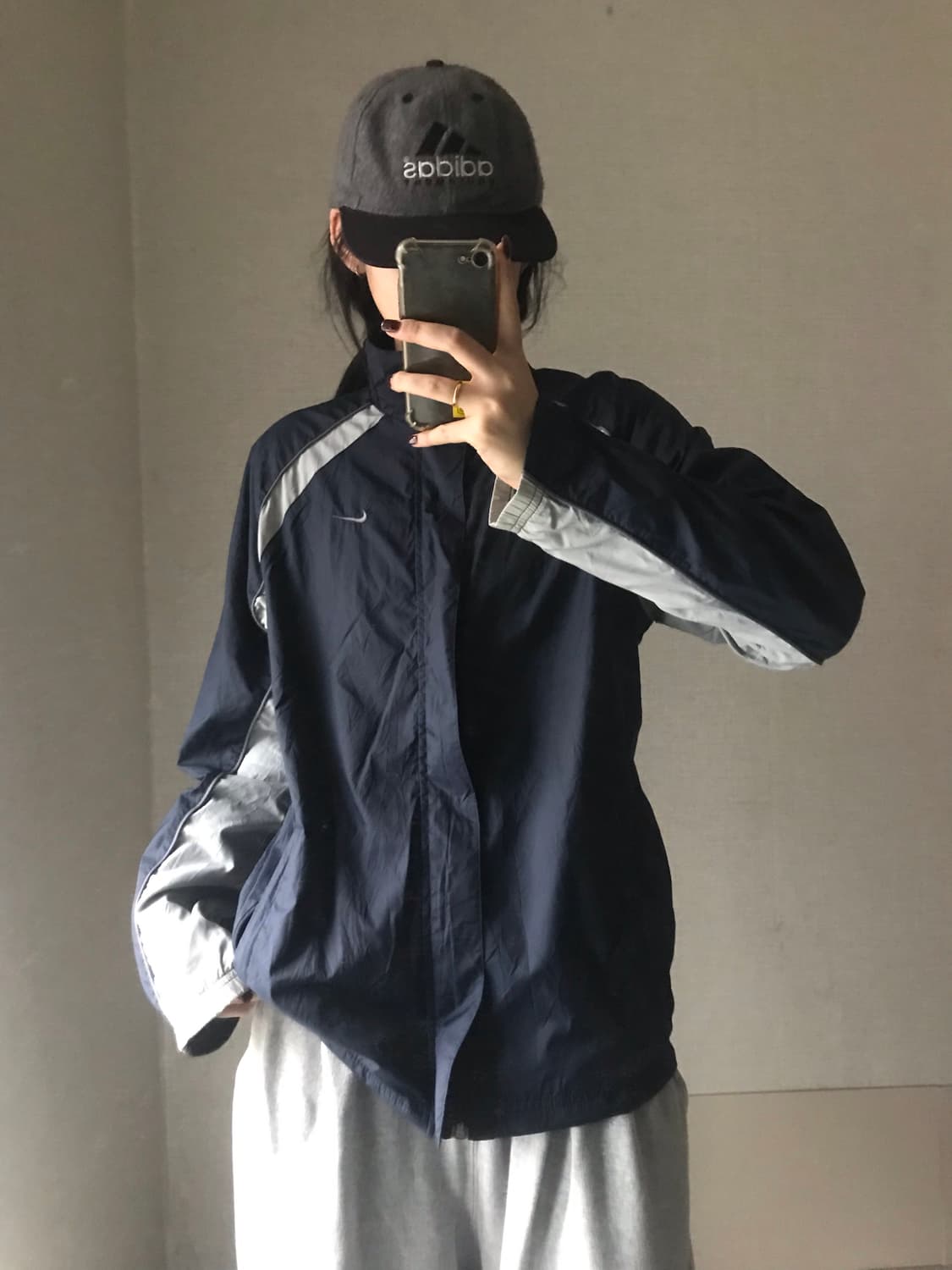 나이키 네이비 바람막이 상품이미지3