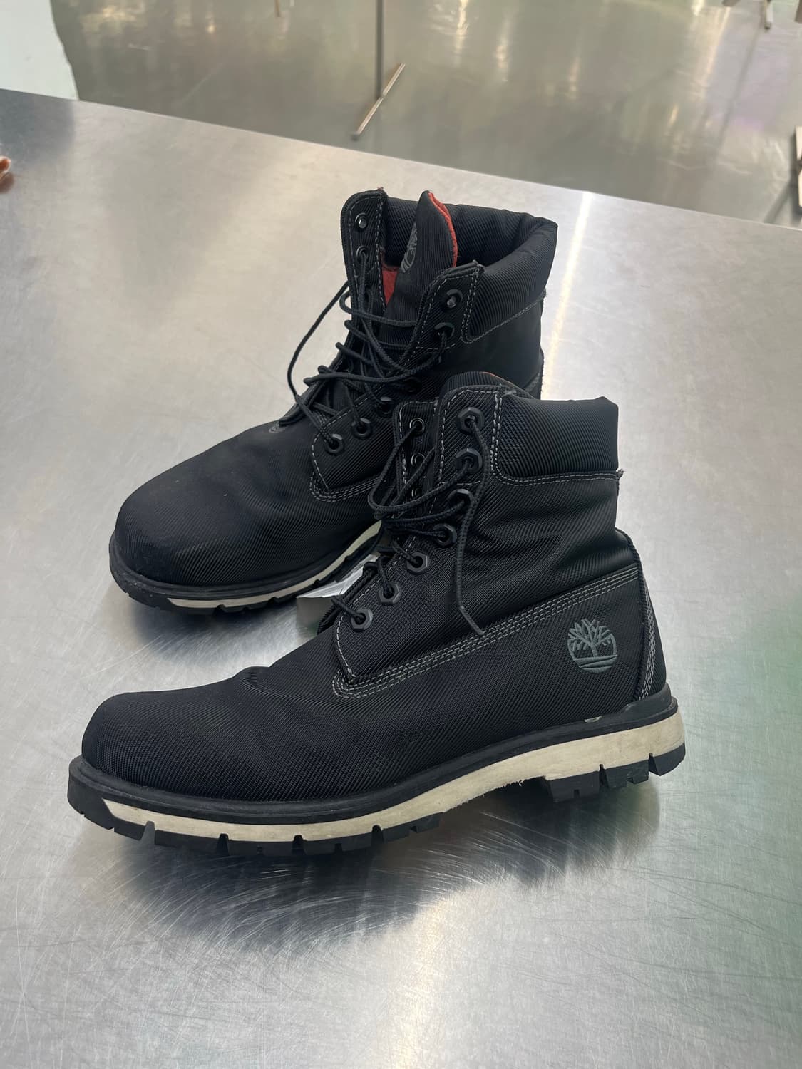 팀버랜드 블랙 캔버스 부츠 상품이미지3