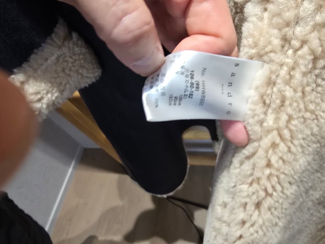 산드로 옴므 롱무스탕~~~~ 상품이미지5