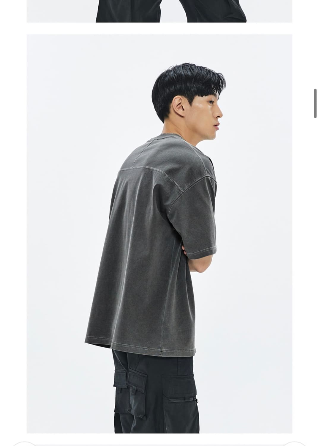 소버먼트 460G 피그먼트 티셔츠 L(105) 상품이미지4