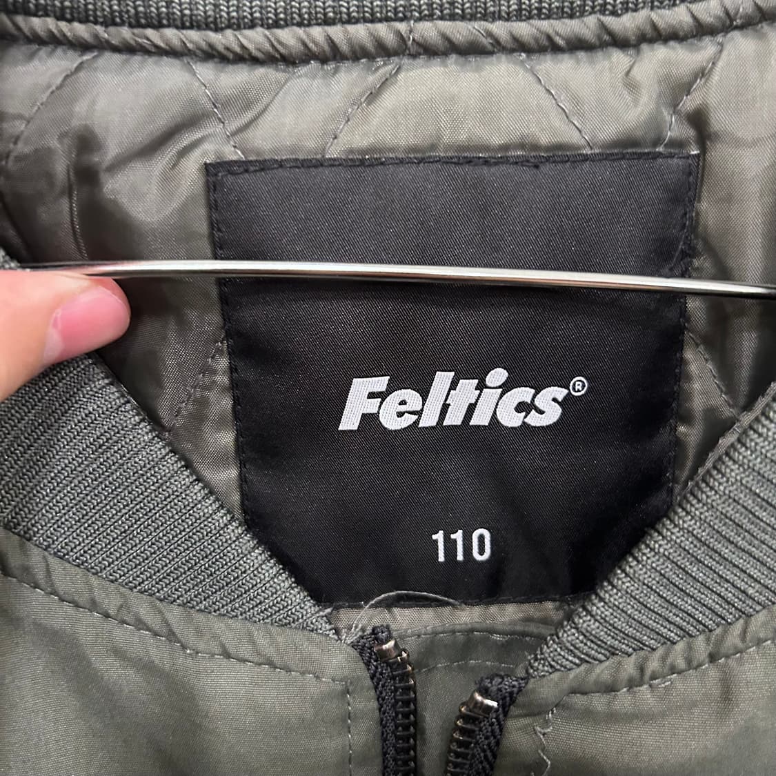 펠틱스 슬리브패치 누빔 ma-1 항공점퍼 상품이미지3