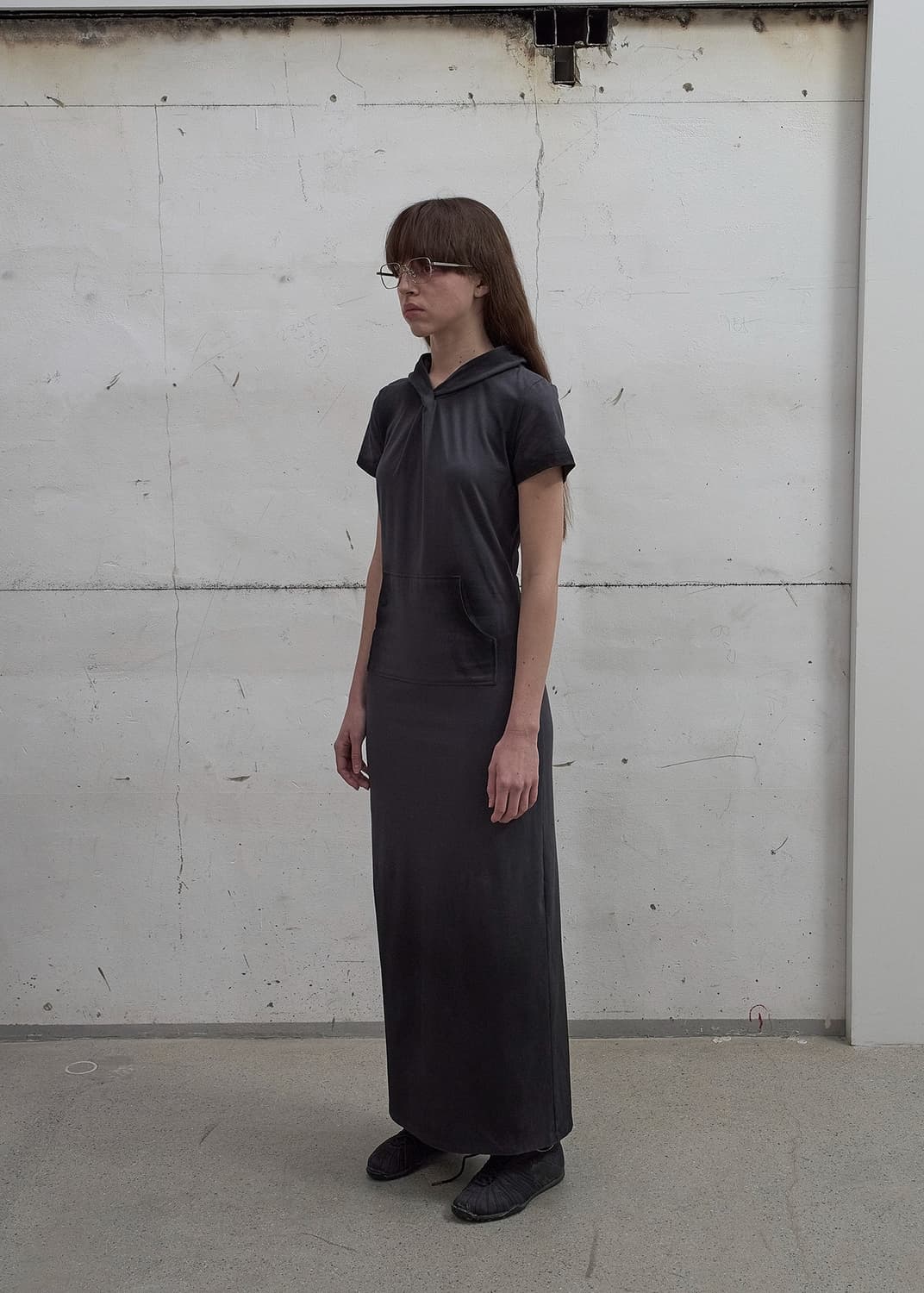 Lcdc HOODED TWISTED DRESS (DARK GREY) 상품이미지1