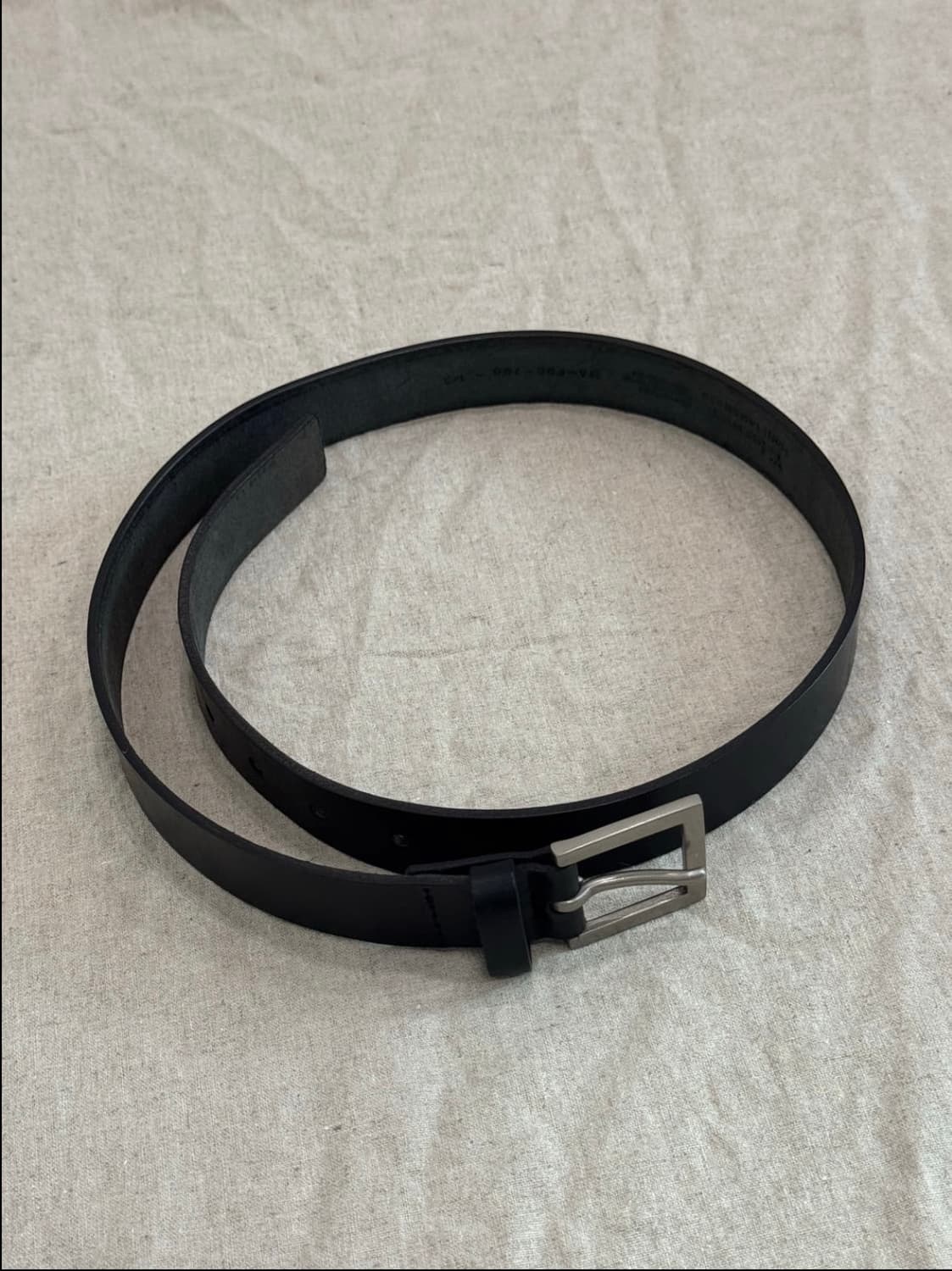 요지야마모토 레더 벨트 상품이미지2