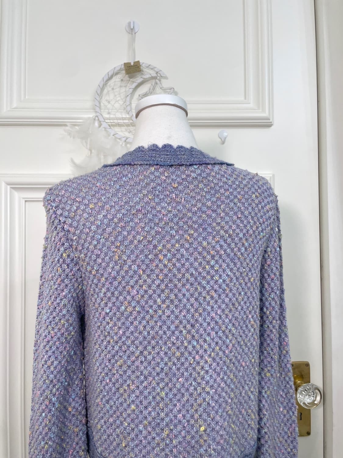 blue pastel line point cardigan 상품이미지4