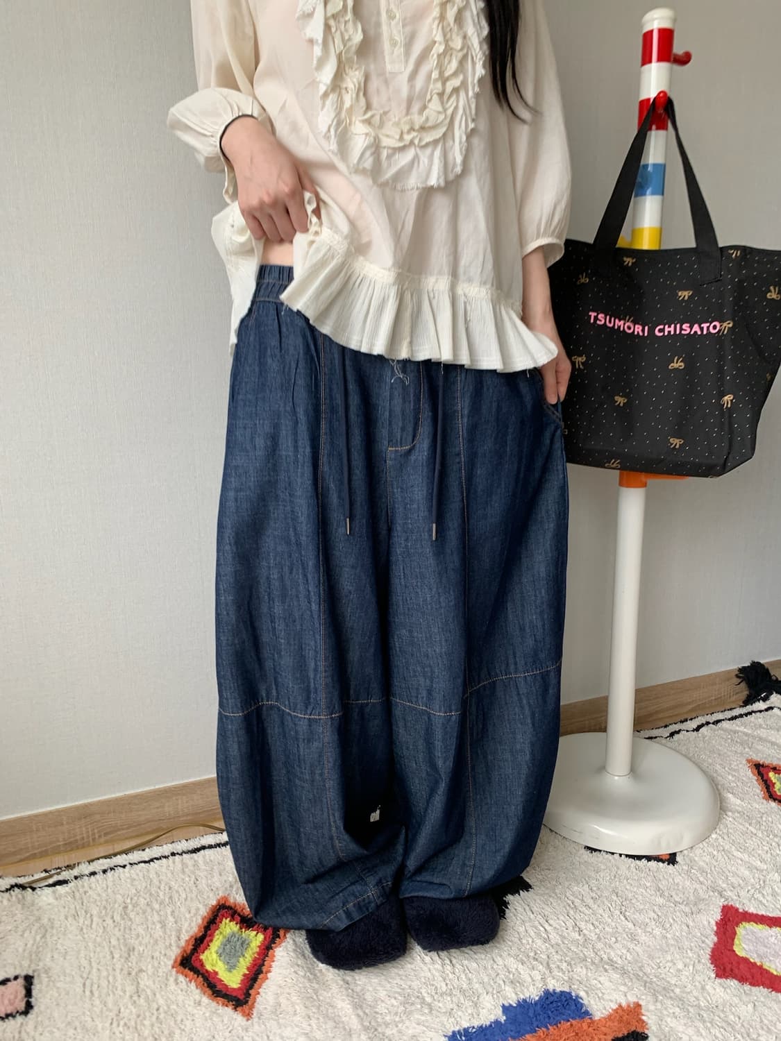 YLTS frill blouse 상품이미지6