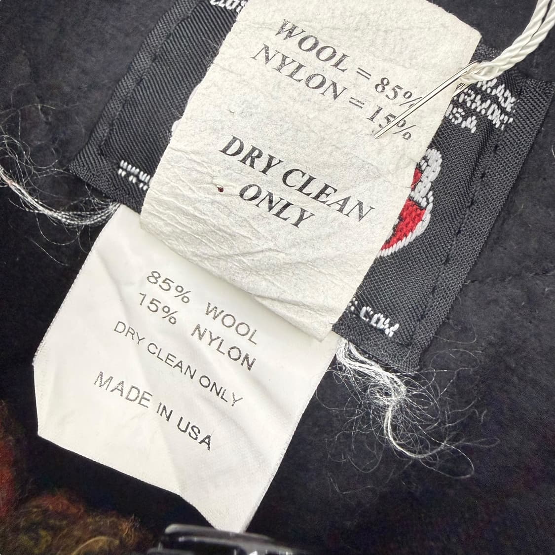 JPN 케이프 후드 체크 울 숏코트 상품이미지7