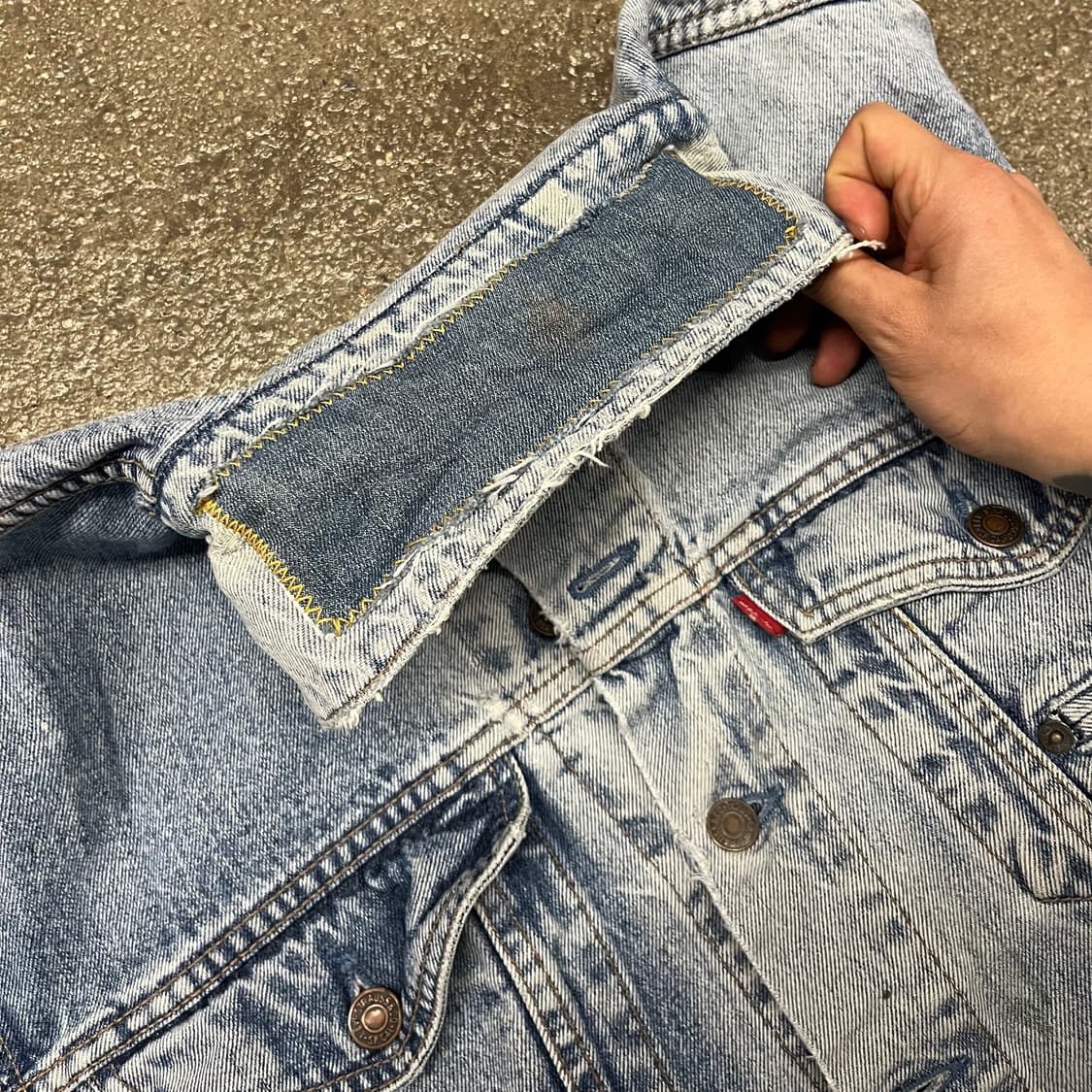 80s 리바이스 데님 트러커 자켓 (105) 상품이미지6