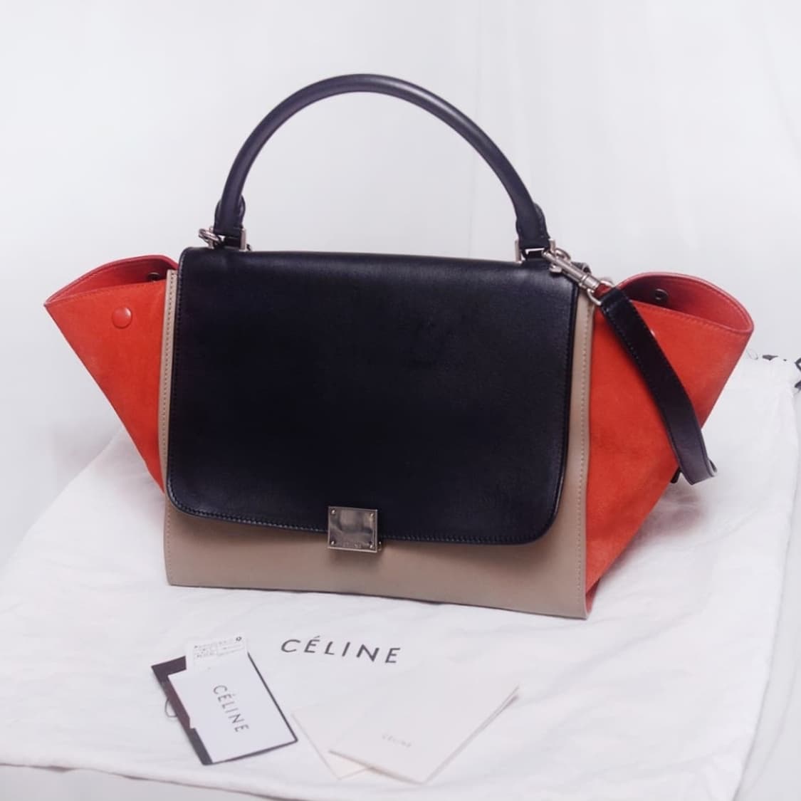 셀린느 (CELINE) 트라파제 미듐 멀티컬러 2웨이 토트.숄더백 상품이미지1