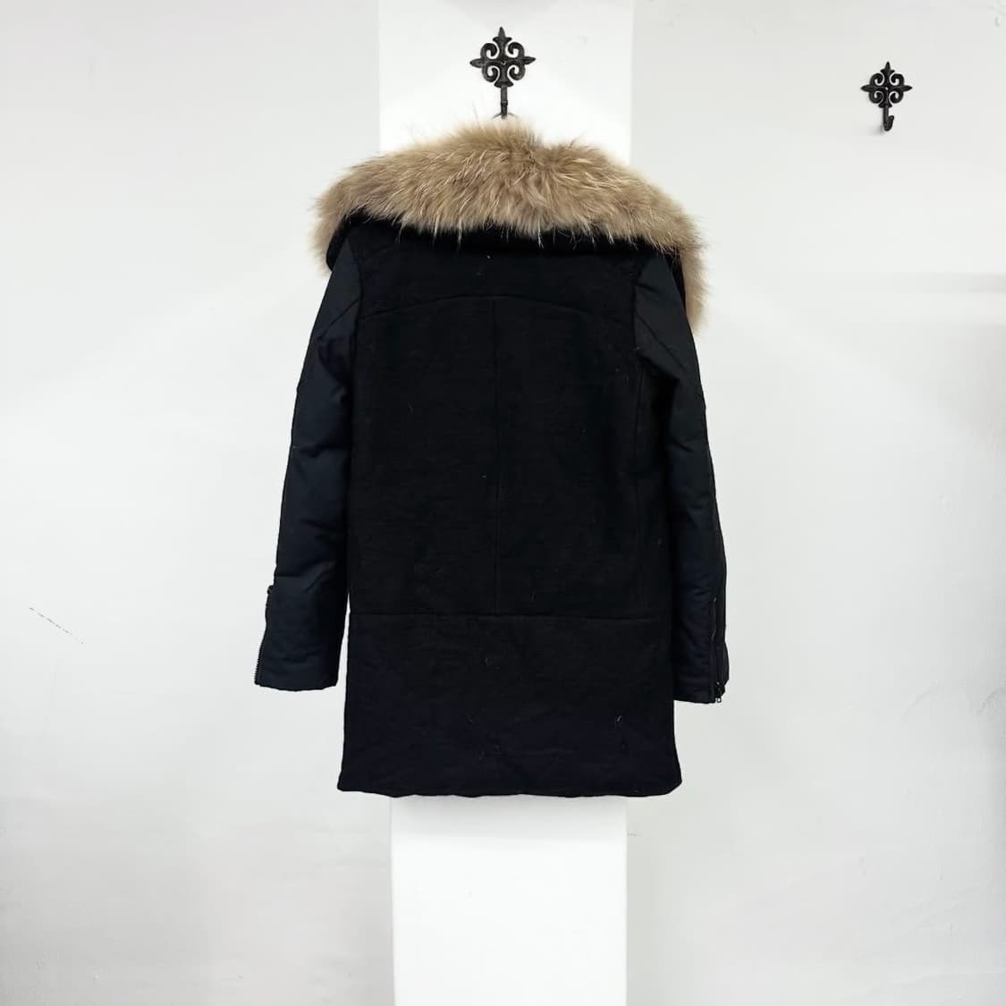 Asymmetry fur jacket 상품이미지6