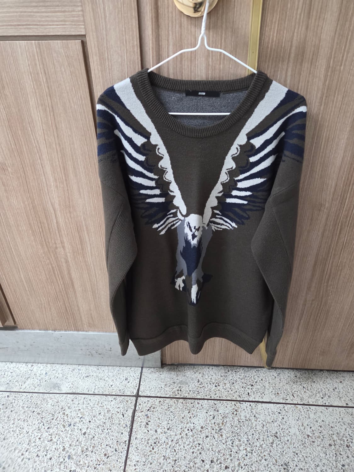 SYSTEM 독수리 패턴 니트 100 상품이미지1