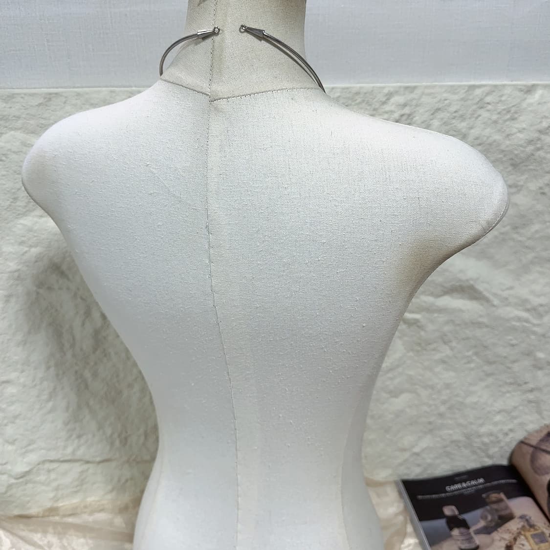 빈티지 레오바드 말털 오픈 초커 목걸이 상품이미지3