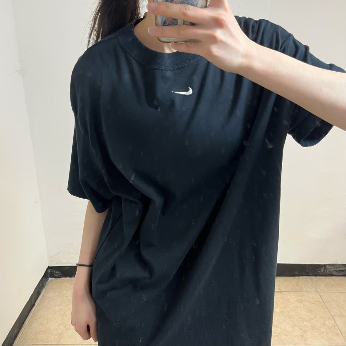 Nike center logo black t-shirt 상품이미지3