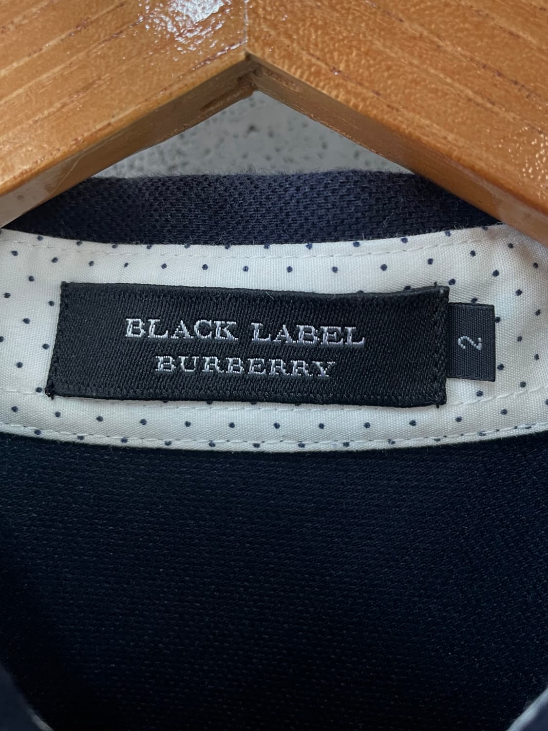Burberry 버버리 화이트 로고 탑 네이비 상품이미지8