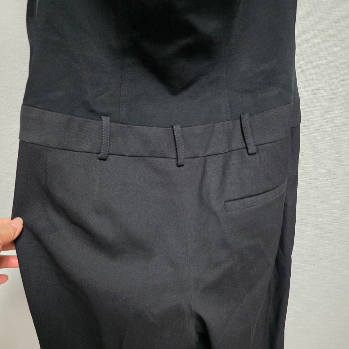 Theory 블랙 튜브탑 점프수트 상품이미지7