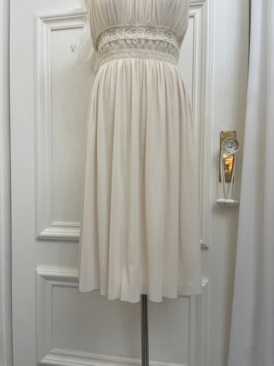 ivory lace point shirring fairy opc(size 상품이미지9