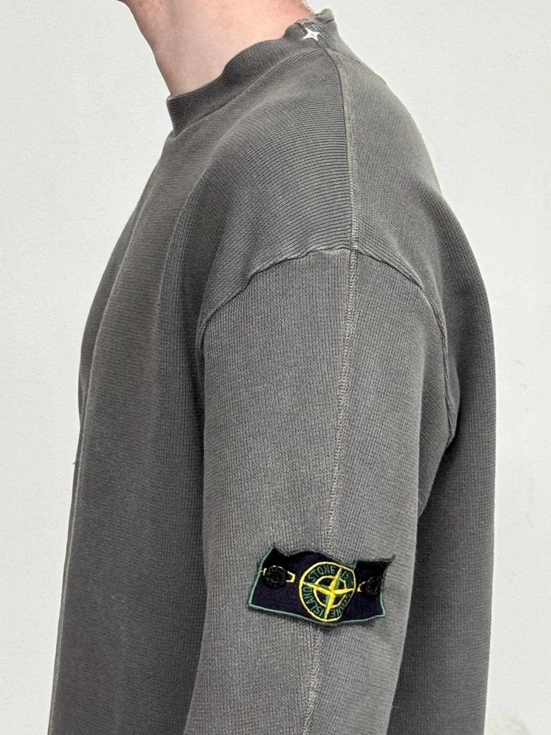 99AW 스톤 아일랜드 그린 엣지 니트  상품이미지1