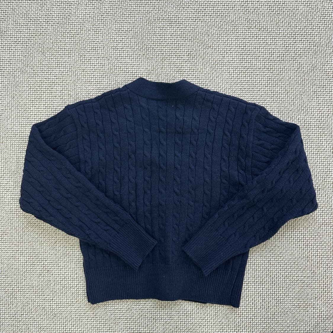 F 로라로라 브이넥 케이블 가디건 0429D 상품이미지2