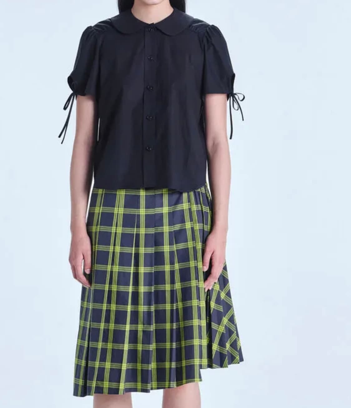 COSMOSS puff peter pan collar shirt 상품이미지1