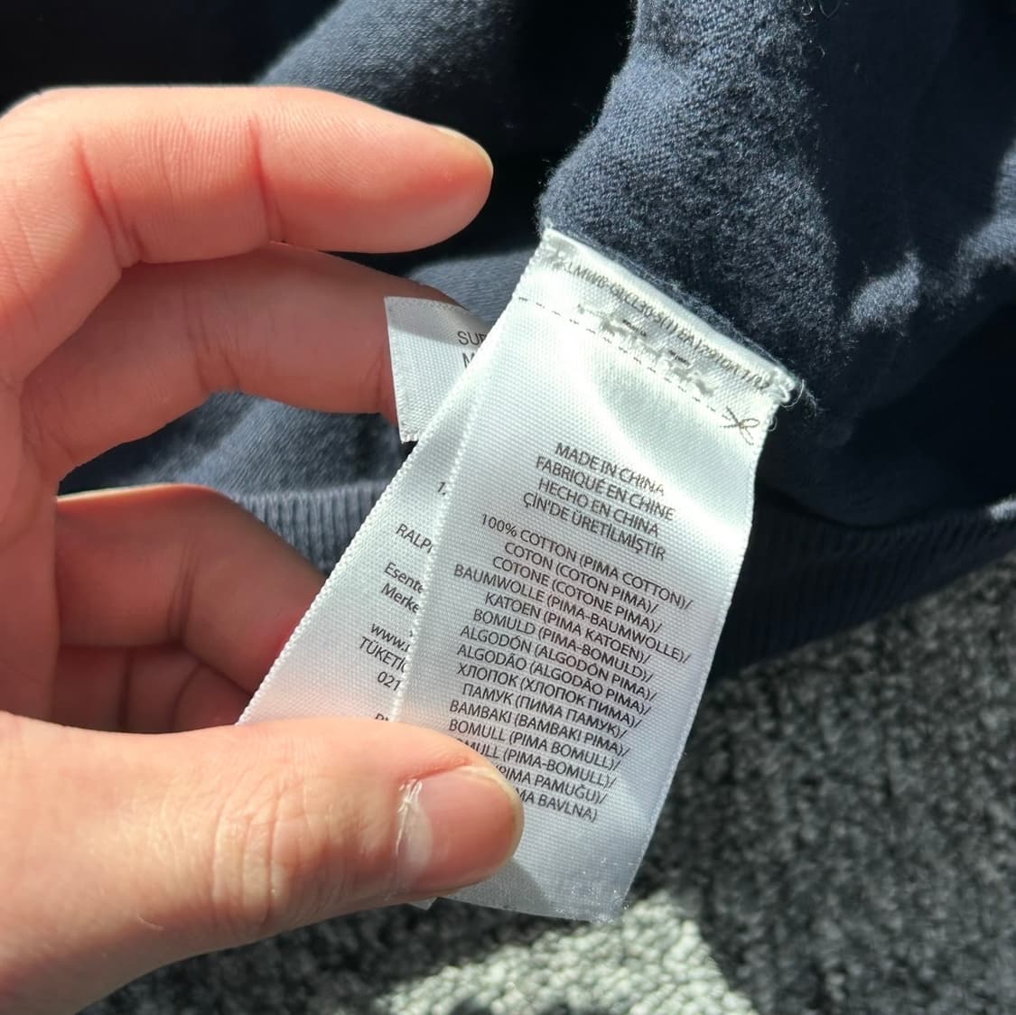 폴로 랄프로렌 피마코튼 네이비 가디건 상품이미지8