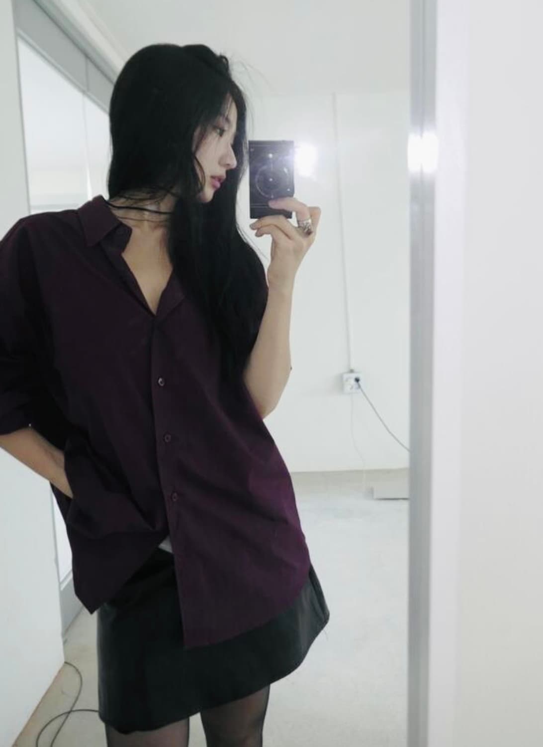 디에이디 퍼플 셔츠 상품이미지2