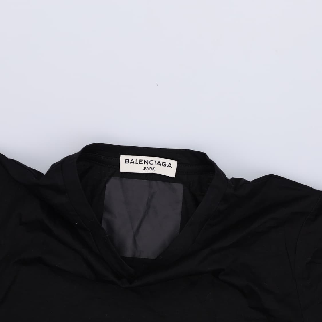 M 발렌시아가 백패치 반팔티 블랙 0309H1 상품이미지4