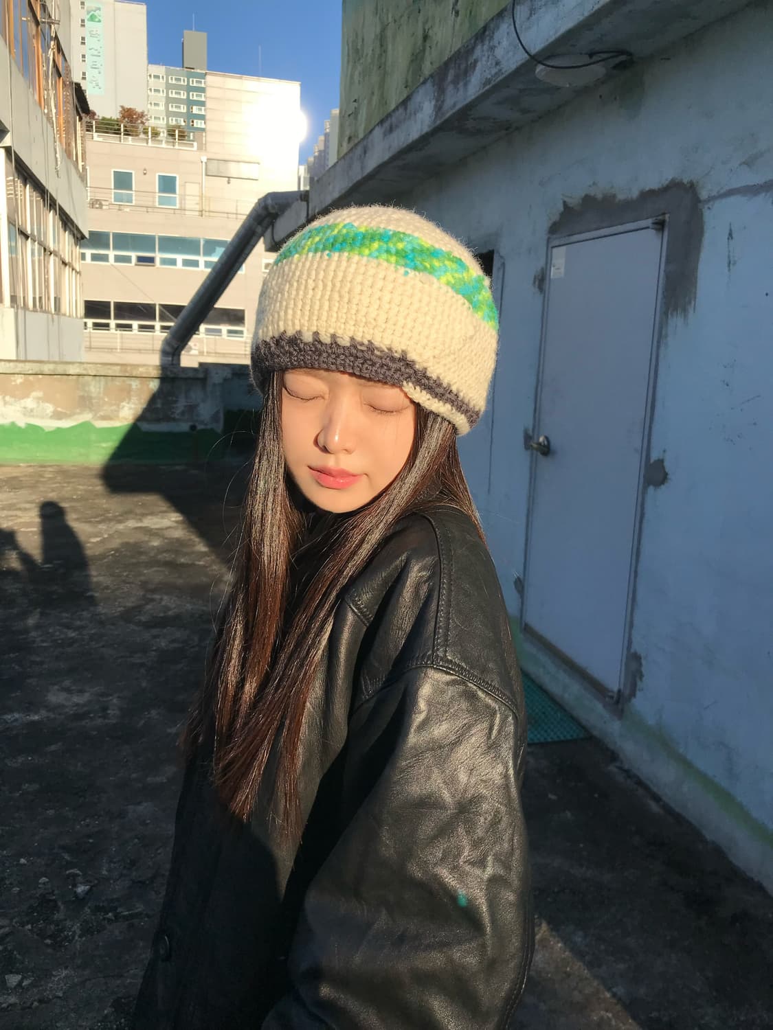 코지 니트 비니 상품이미지1