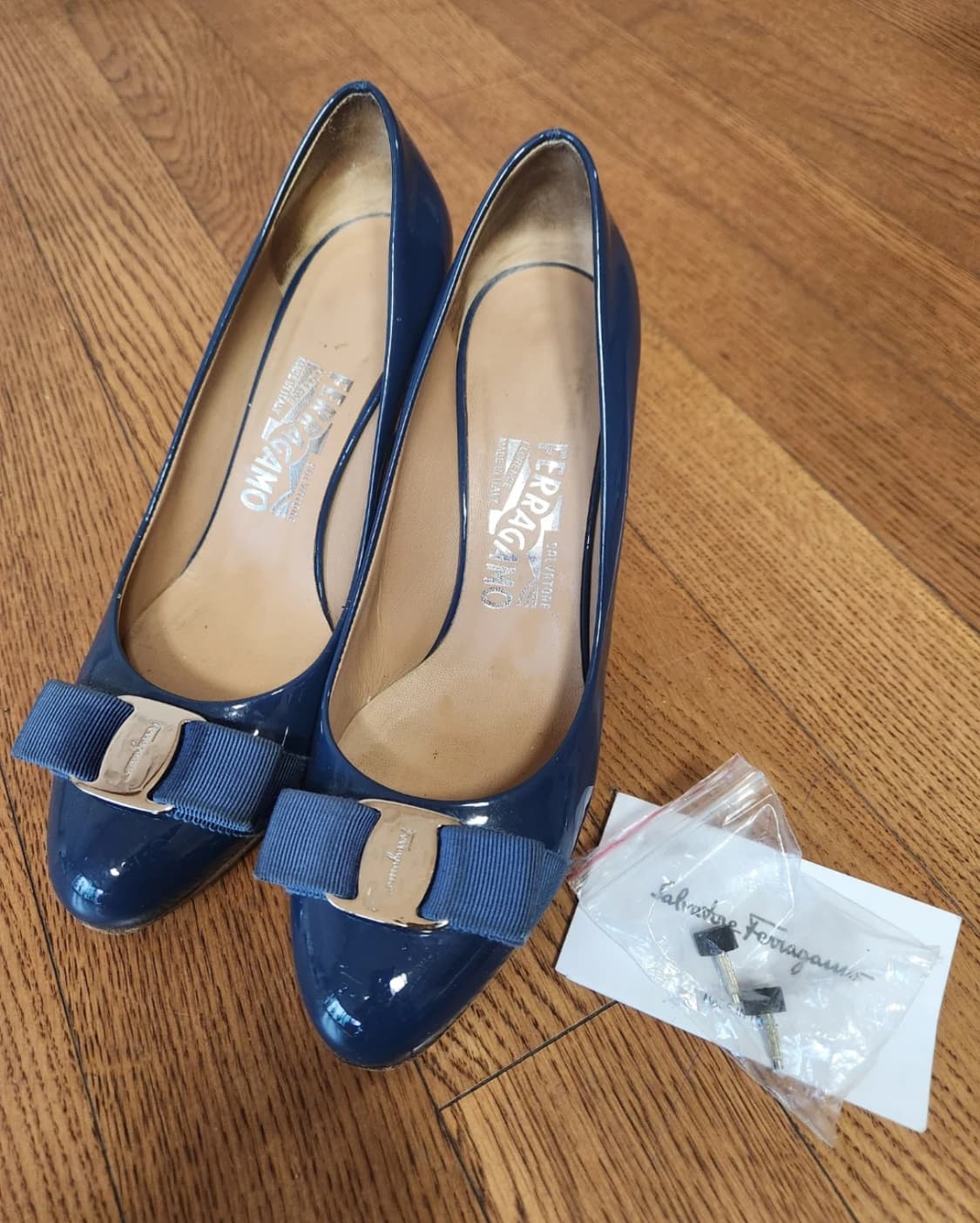 Ferragamo 페레가모 바라보우 딥 네이비 235 상품이미지2
