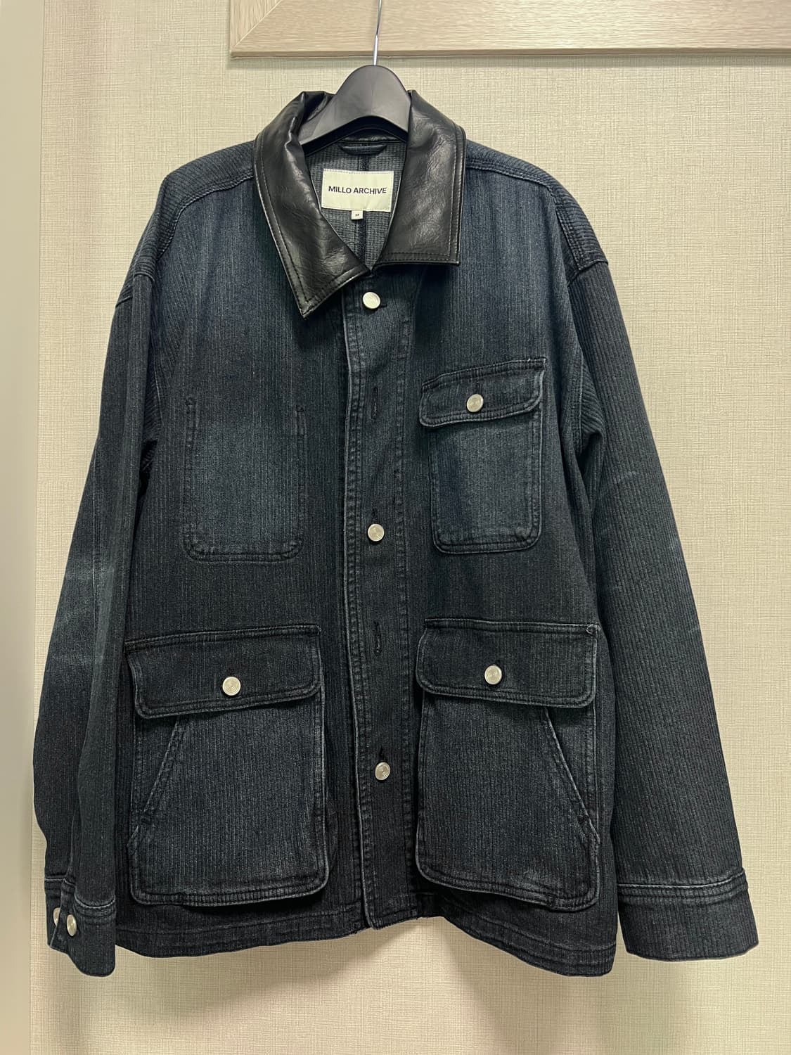 밀로아카이브 데나이티 워시드 워크 자켓 새상품 상품이미지1