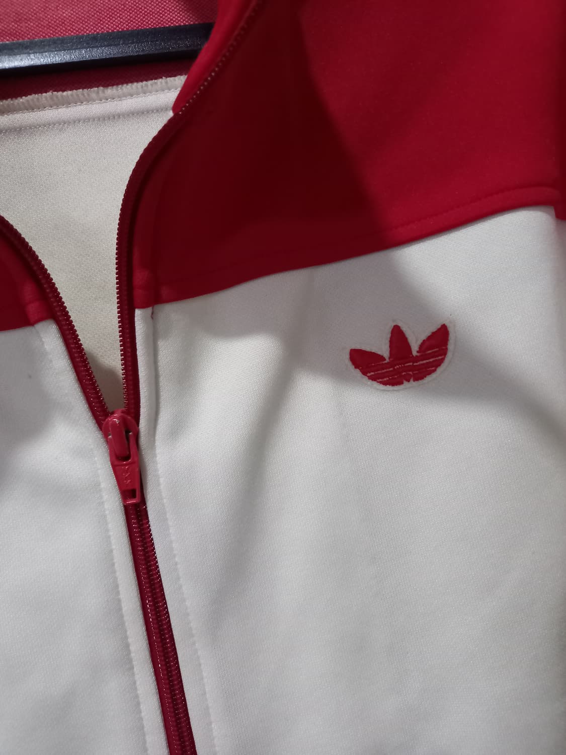 아디다스 희귀 서독제 흰빨 빨흰 트랙탑 저지 져지집업 상품이미지3