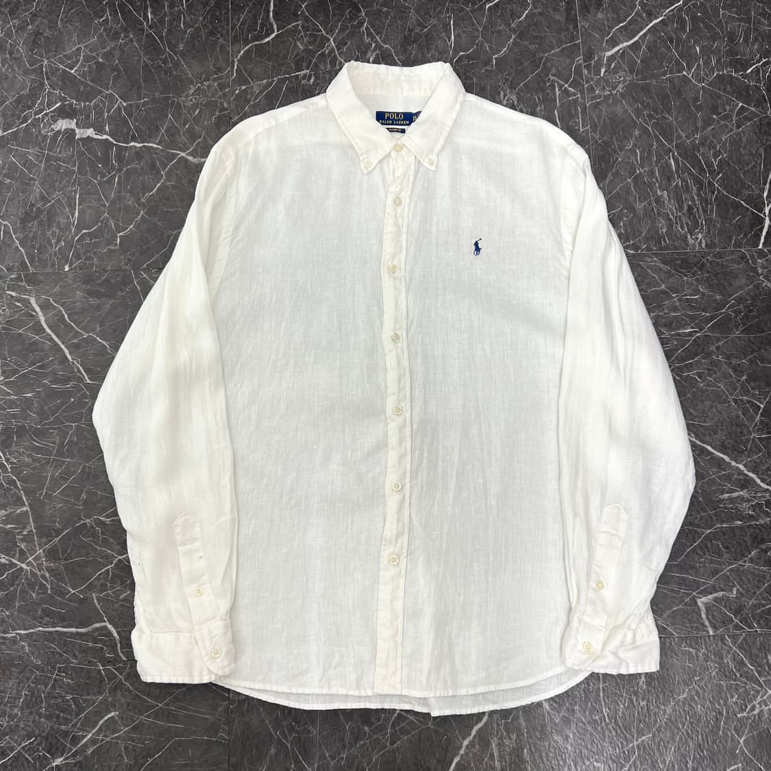 폴로랄프로렌 린넨 셔츠 화이트 상품이미지2