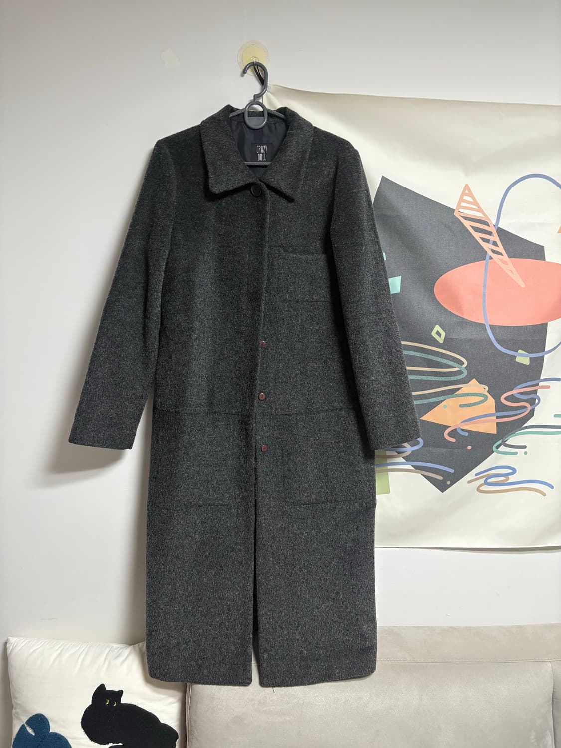 울&모헤어 맥코트 그레이 상품이미지1