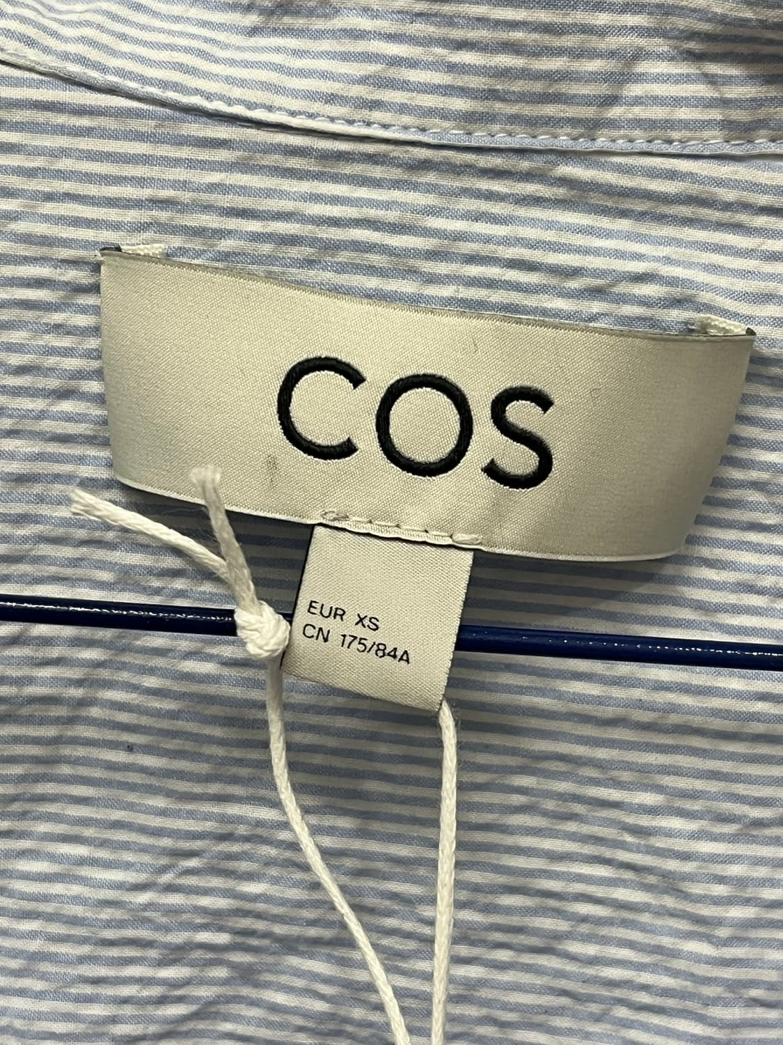 COS 코튼 시어서커 팝오버 셔츠 상품이미지4