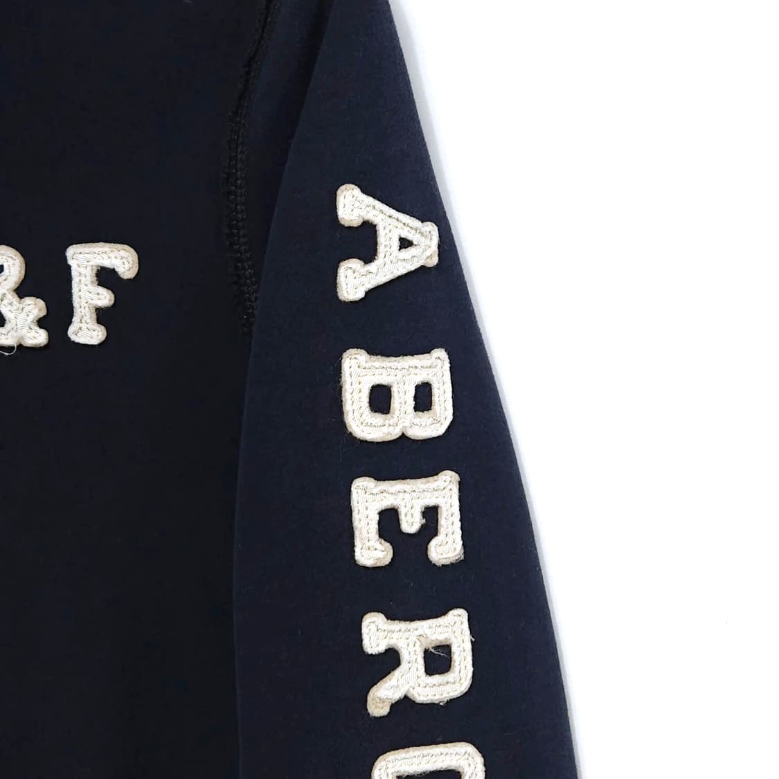 S)아베크롬비 Y2K 후드집업 자켓 워시드 네이비  상품이미지5