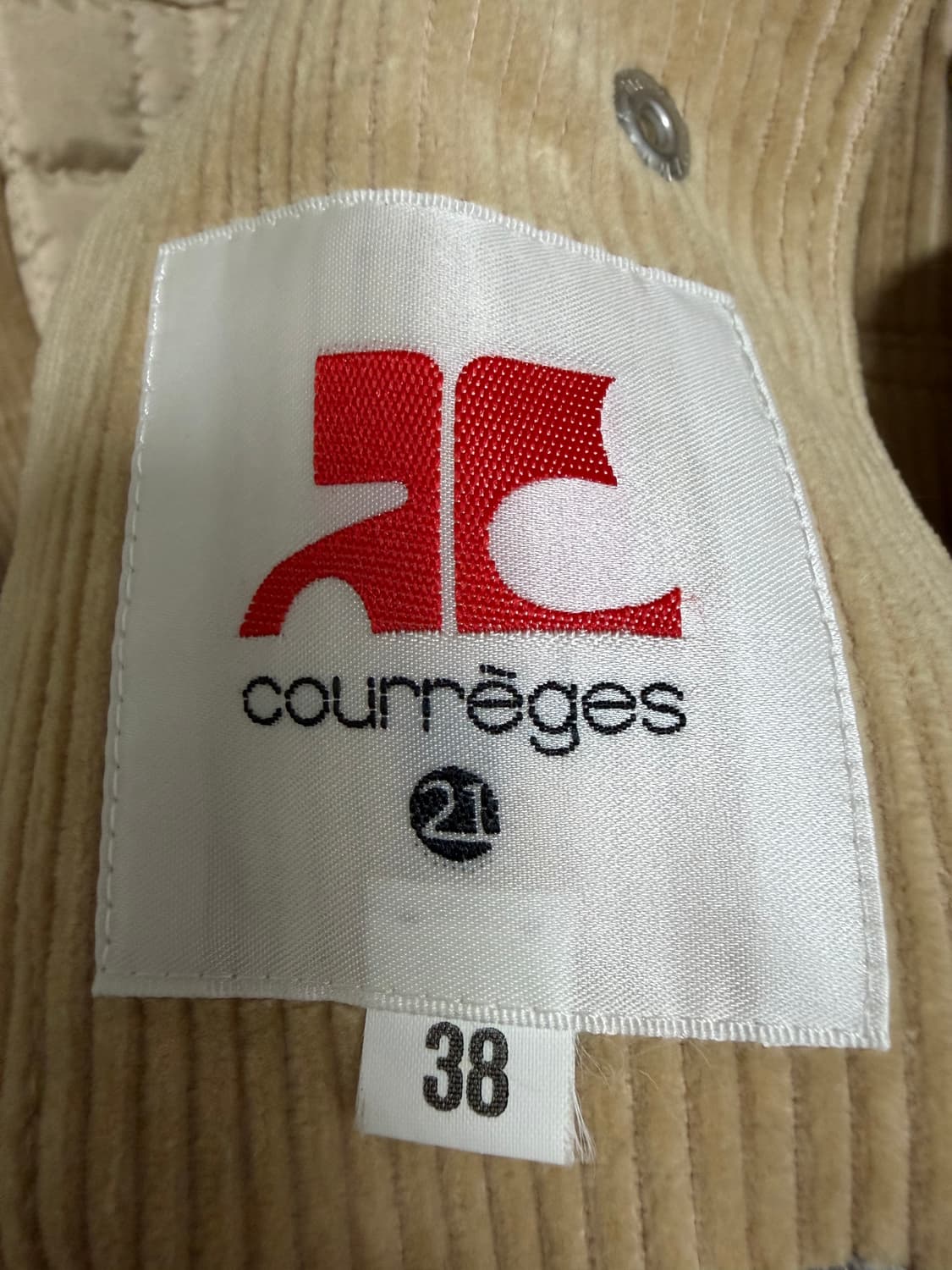 꾸레쥬 코듀로이 시어링 자켓 상품이미지3