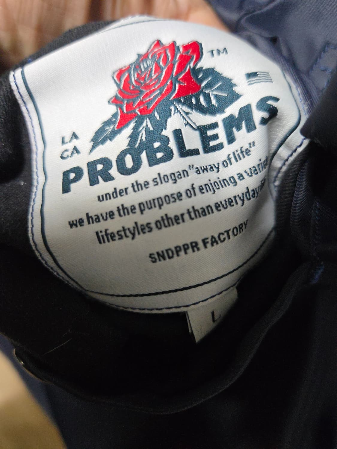 샌드파이퍼 MA-1 리버시블 플라이트 재킷 네이비 블루 L 상품이미지9