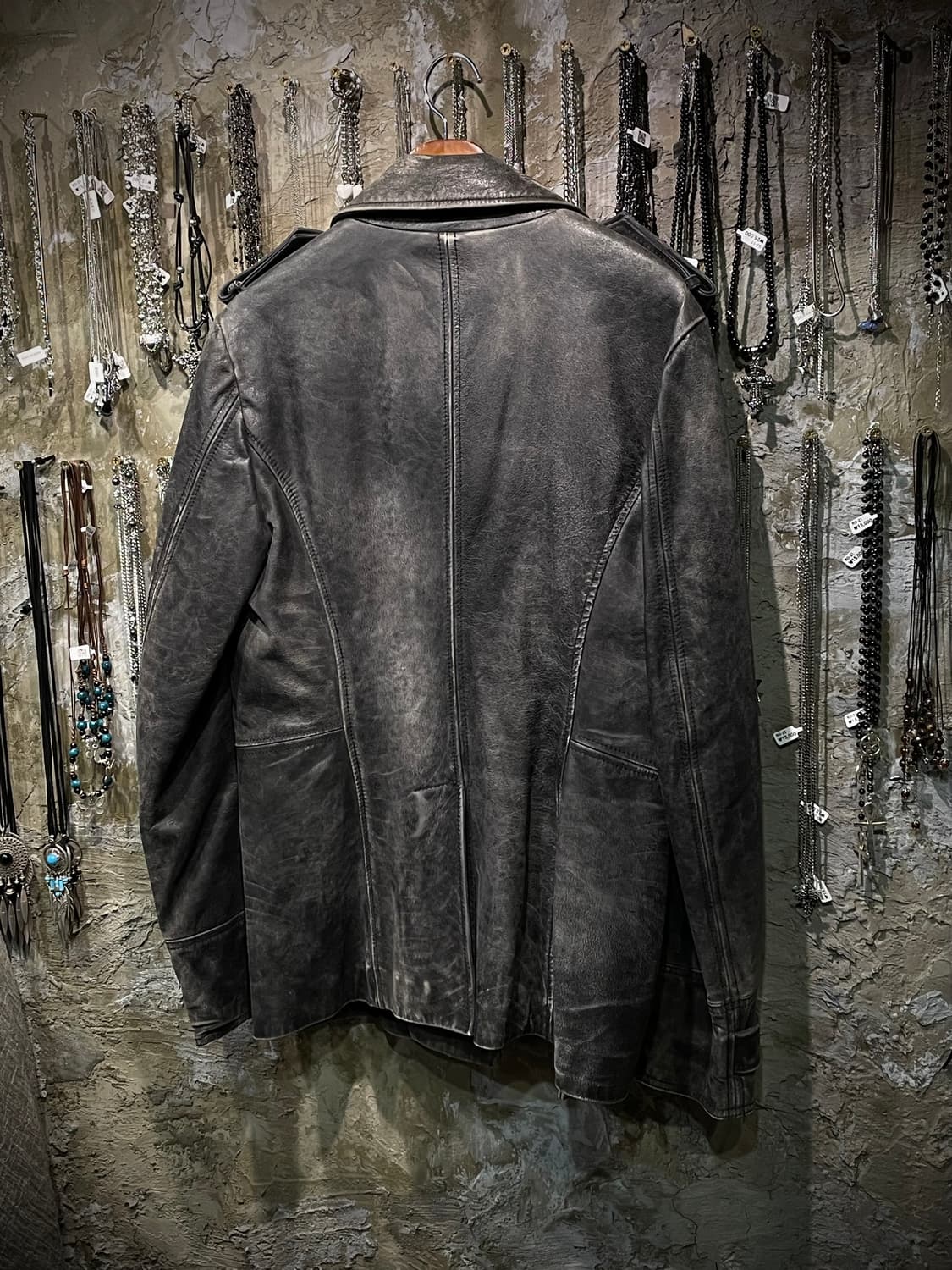 D&G aging leather jacket 상품이미지5
