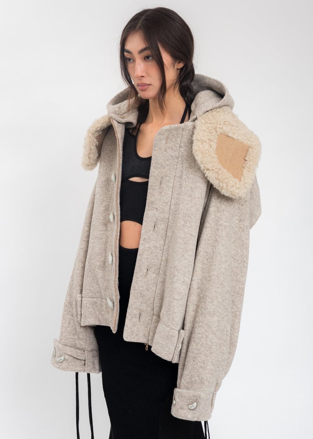 Hyein seo 혜인서 오버사이즈 울 자켓 점퍼  상품이미지1