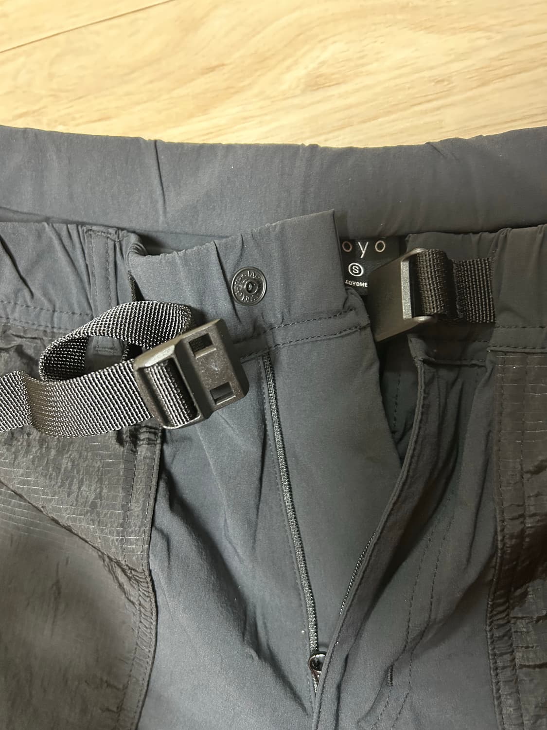 컷 오프 벤틸레이션 팬츠 (블랙) S사이즈 상품이미지8